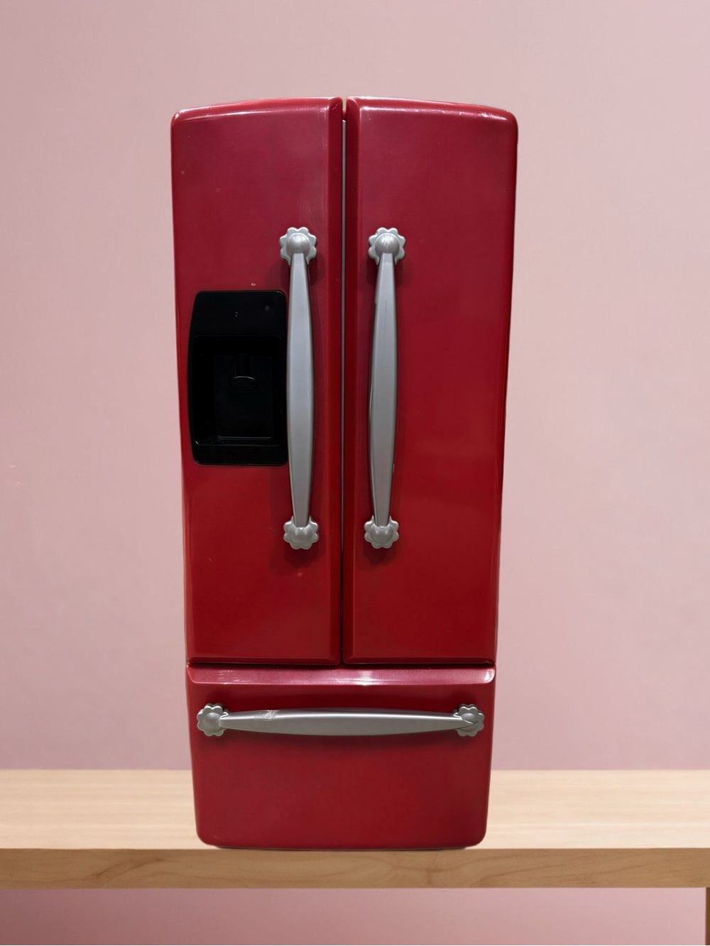 🌺Our Generation Red Gourmet Kitchen Refrigerator 18" Doll Furniture🌸🌺